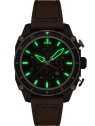 orologio uomo AVI-8 AV-4100-09 Mens Watch Hawker Hunter Dual Time Chronograph 43mm 5ATM