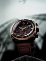 orologio uomo AVI-8 AV-4100-09 Mens Watch Hawker Hunter Dual Time Chronograph 43mm 5ATM