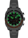 orologio uomo AVI-8 AV-4100-11 Mens Watch Hawker Hunter Dual Time Chronograph 43mm 5ATM