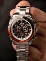 orologio uomo AVI-8 AV-4100-11 Mens Watch Hawker Hunter Dual Time Chronograph 43mm 5ATM