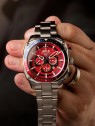 orologio uomo AVI-8 AV-4100-22 Mens Watch Hawker Hunter Dual Time Chronograph 43mm 5ATM