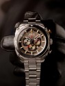 orologio uomo AVI-8 AV-4100-33 Mens Watch Hawker Hunter Dual Time Chronograph 43mm 5ATM