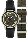 orologio uomo AVI-8 AV-4101-0A Mens Watch Hawker Hurricane McKellar Dual Time 44mm 5ATM
