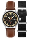 orologio uomo AVI-8 AV-4101-0B Mens Watch Hawker Hurricane McKellar Dual Time 44mm 5ATM
