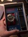 orologio uomo AVI-8 AV-4101-0B Mens Watch Hawker Hurricane McKellar Dual Time 44mm 5ATM