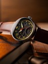 orologio uomo AVI-8 AV-4101-0B Mens Watch Hawker Hurricane McKellar Dual Time 44mm 5ATM