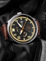 orologio uomo AVI-8 AV-4101-0B Mens Watch Hawker Hurricane McKellar Dual Time 44mm 5ATM
