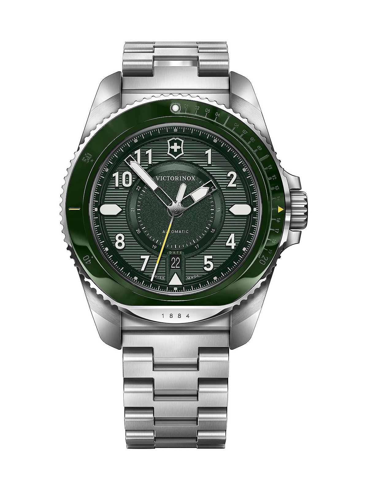 orologio uomo Victorinox 242015 Mens Watch Journey 1884 Automatic 43mm 20ATM