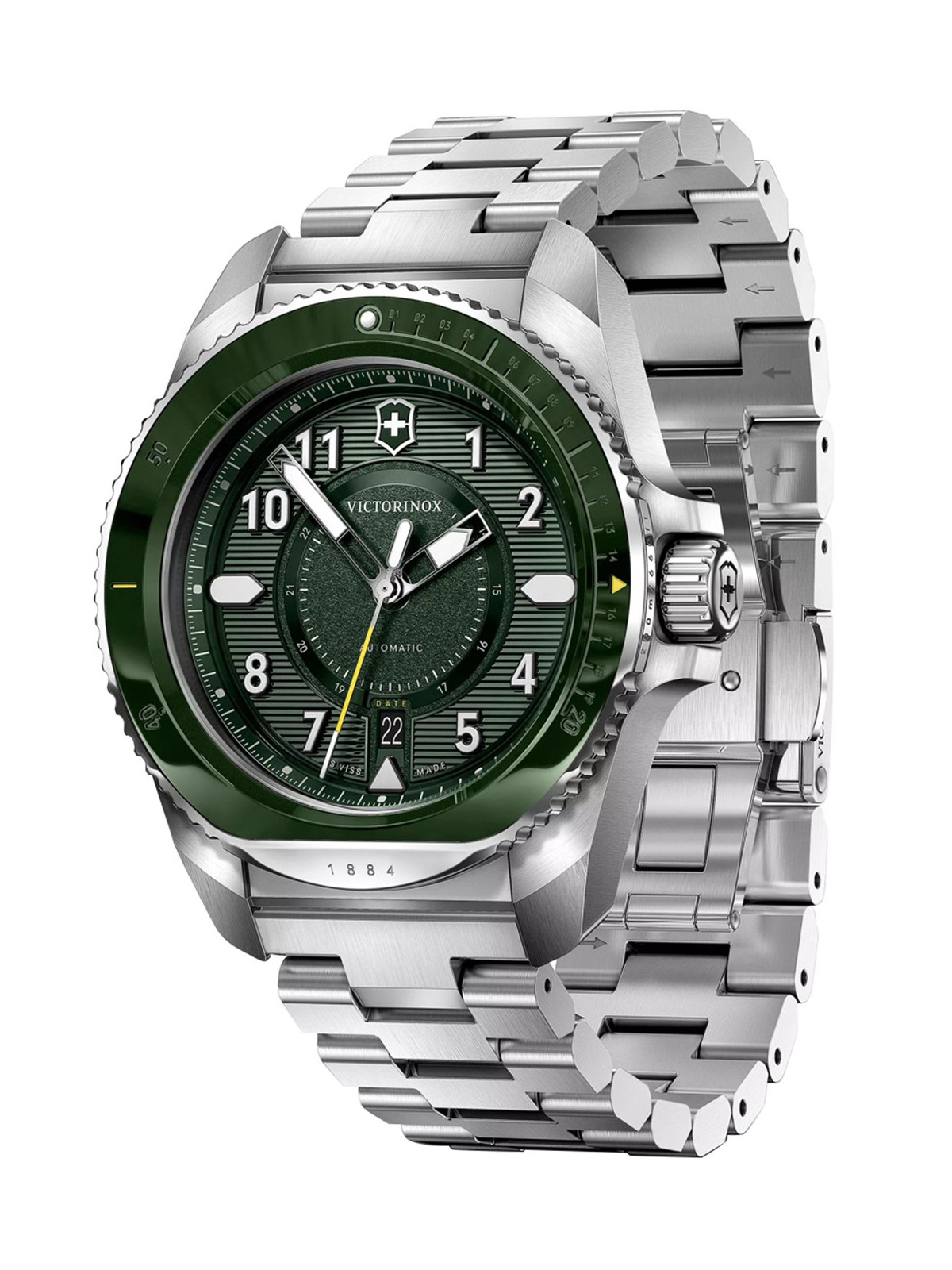orologio uomo Victorinox 242015 Mens Watch Journey 1884 Automatic 43mm 20ATM
