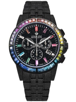 orologio uomo Louis XVI LXVI1129 Mens Watch Majeste Frosted Iced Out Chronograph 43mm 5ATM