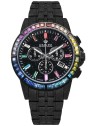 orologio uomo Louis XVI LXVI1129 Mens Watch Majeste Frosted Iced Out Chronograph 43mm 5ATM