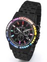 orologio uomo Louis XVI LXVI1129 Mens Watch Majeste Frosted Iced Out Chronograph 43mm 5ATM