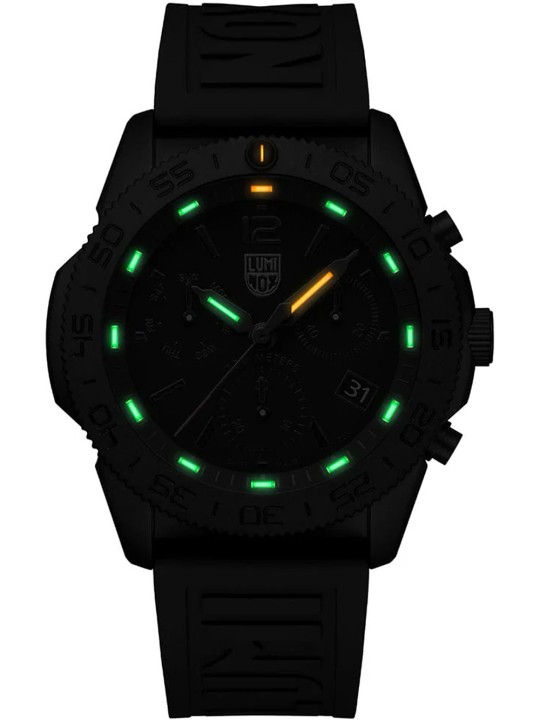orologio uomo Luminox XS.3141.BO.1 Mens Watch Pacific Diver Chronograph 44mm 20ATM