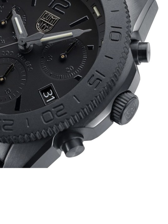 orologio uomo Luminox XS.3141.BO.1 Mens Watch Pacific Diver Chronograph 44mm 20ATM