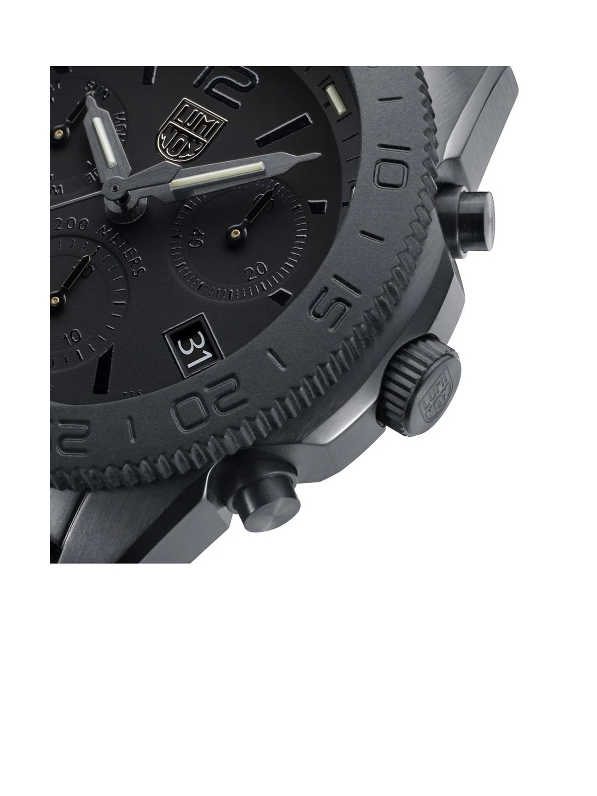 orologio uomo Luminox XS.3141.BO.1 Mens Watch Pacific Diver Chronograph 44mm 20ATM