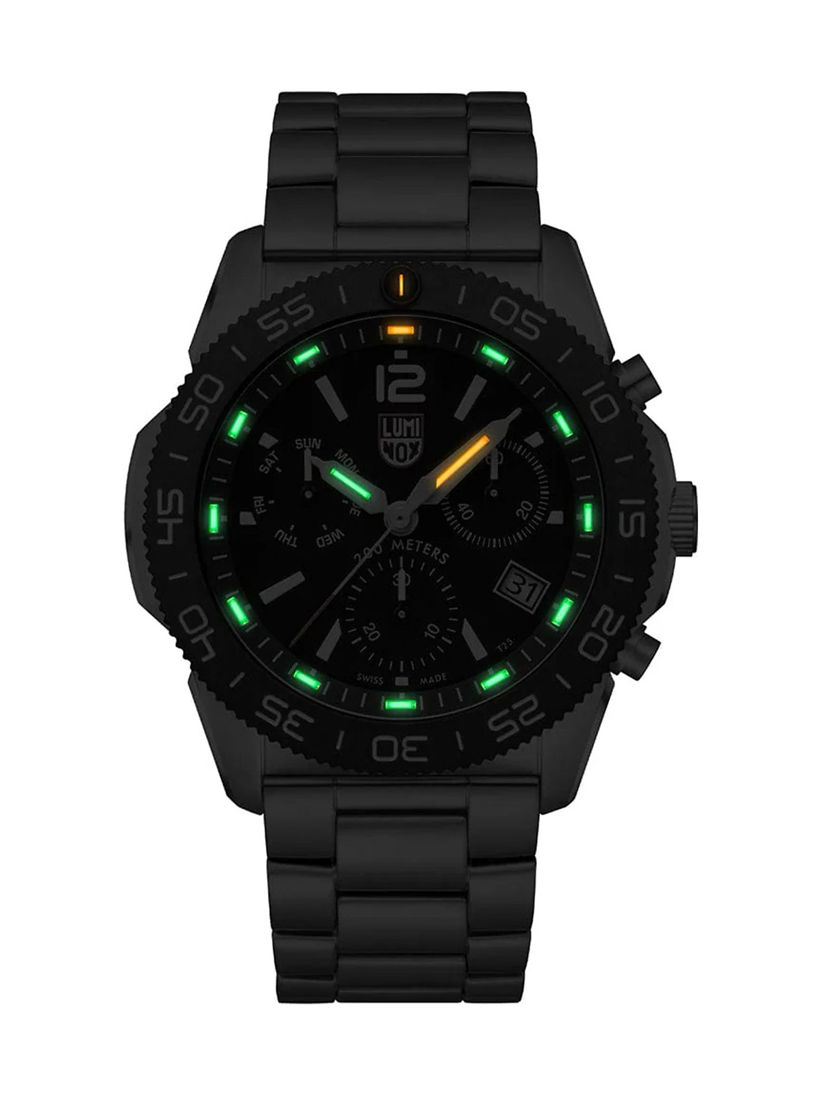 orologio uomo Luminox XS.3142 Mens Watch Pacific Diver Chronograph 44mm 20ATM