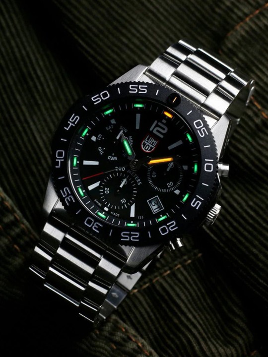 orologio uomo Luminox XS.3142 Mens Watch Pacific Diver Chronograph 44mm 20ATM