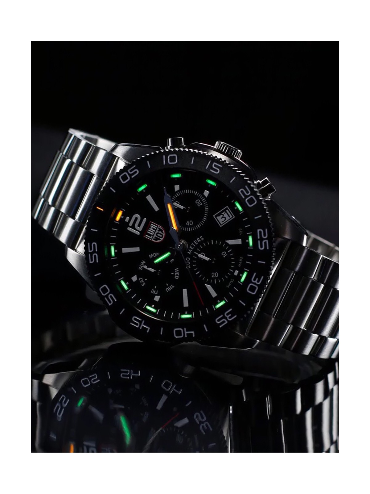 orologio uomo Luminox XS.3142 Mens Watch Pacific Diver Chronograph 44mm 20ATM