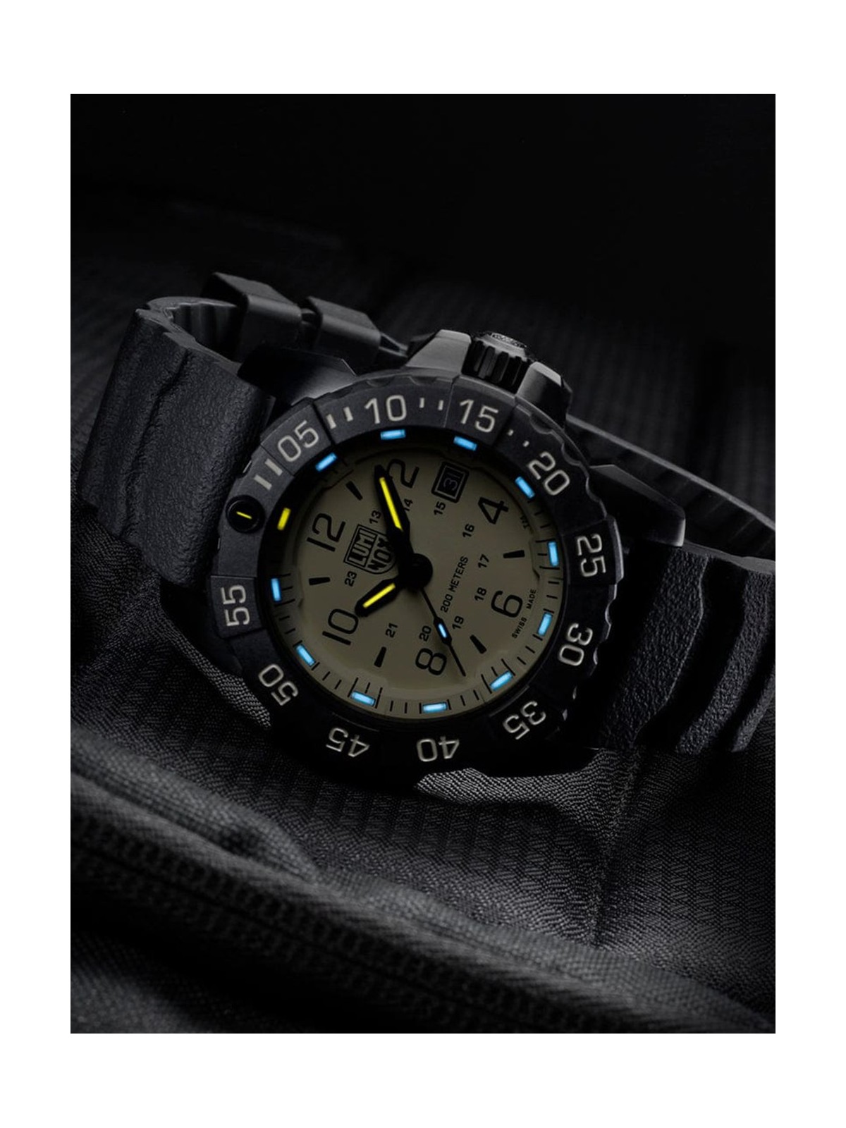 orologio uomo Luminox XS.3251.CB.NSF.SET Mens Watch Navy Seal Foundation Set 45mm 20ATM