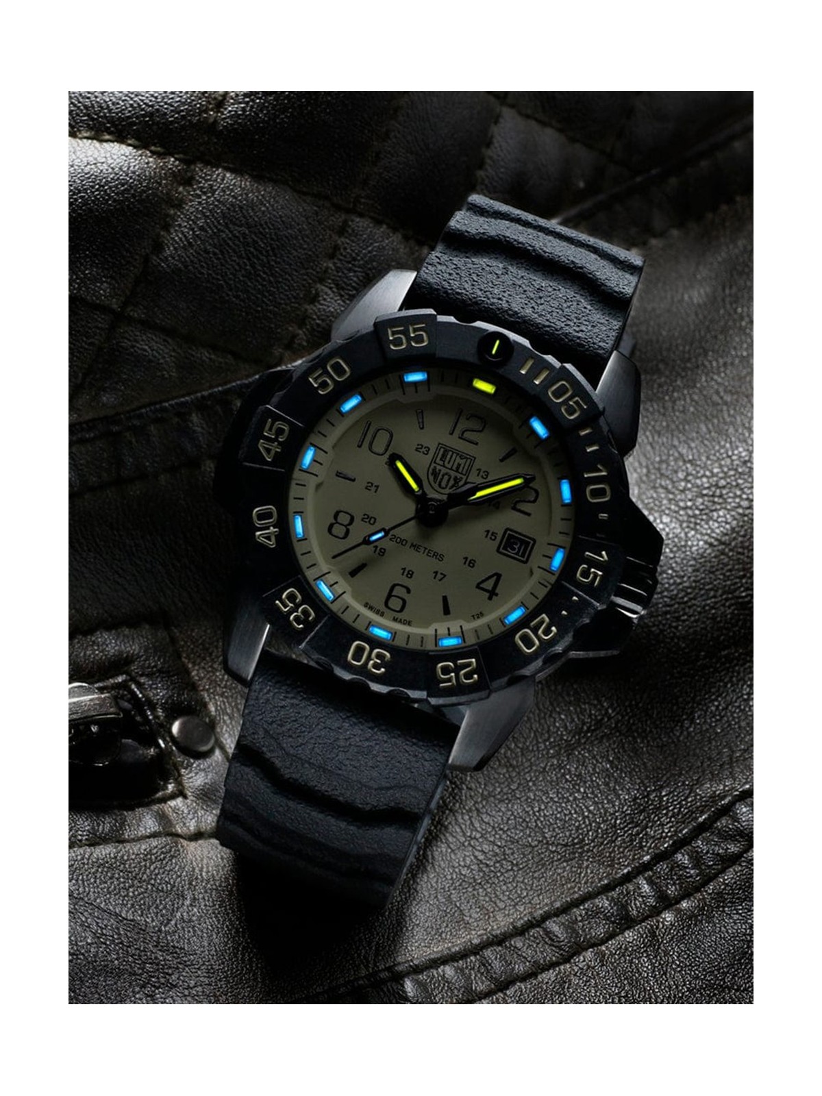 orologio uomo Luminox XS.3251.CB.NSF.SET Mens Watch Navy Seal Foundation Set 45mm 20ATM