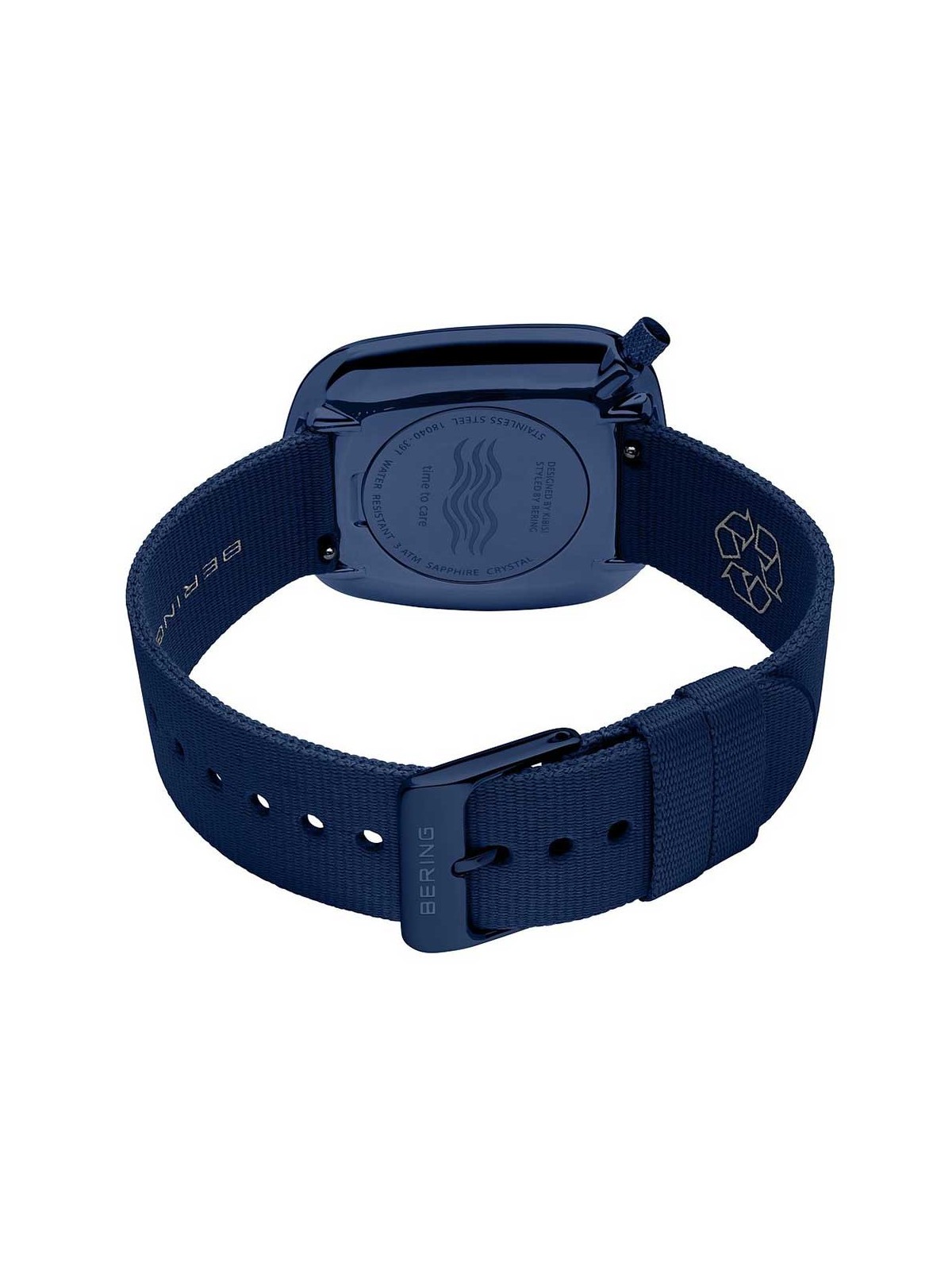 orologio uomo Bering 18040-397 Mens Watch Pebble 40mm 3ATM