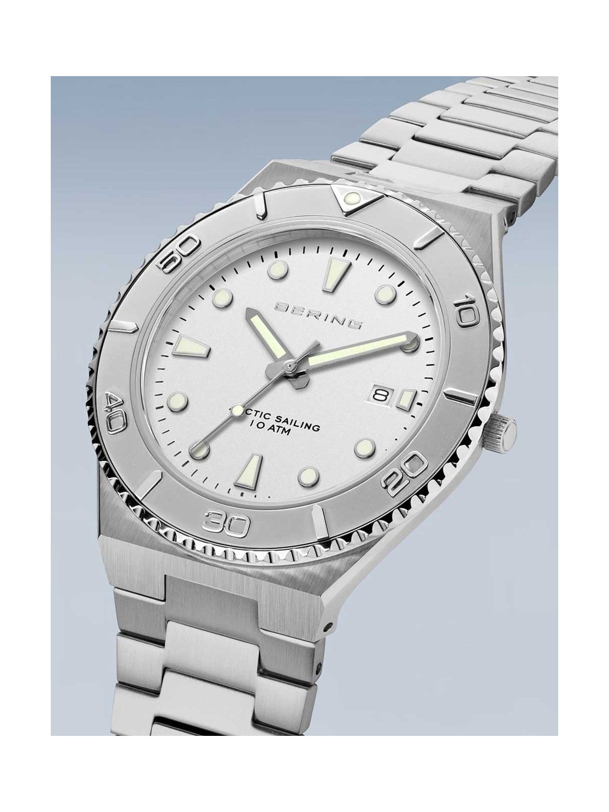 orologio uomo Bering 18940-704 Mens Watch Classic Sport 40mm 10 ATM