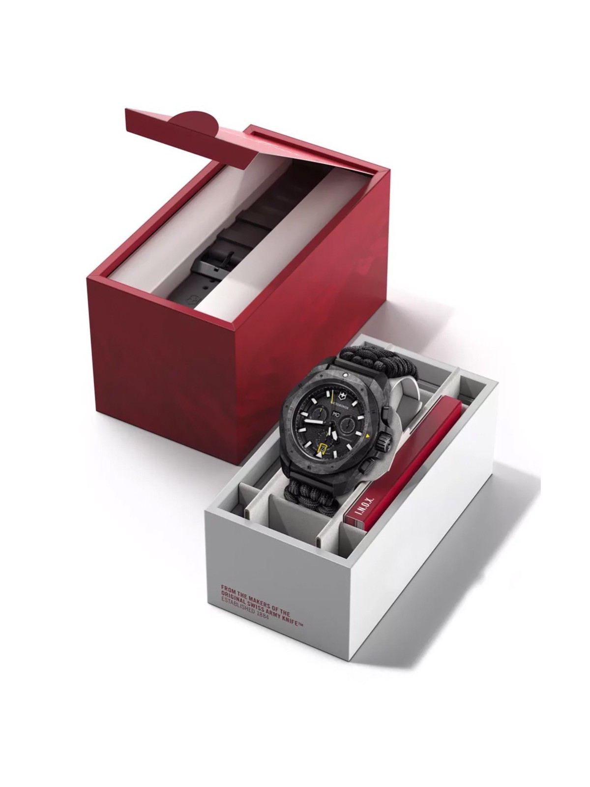 orologio uomo Victorinox 241989.1 Mens Watch I.N.O.X Carbon Chronograph 43mm 20ATM