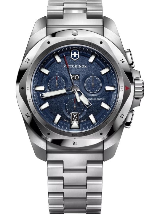 orologio uomo Victorinox 241985 Mens Watch I.N.O.X Chronograph 43mm 20ATM