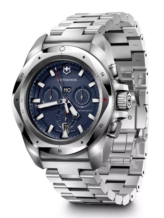 orologio uomo Victorinox 241985 Mens Watch I.N.O.X Chronograph 43mm 20ATM
