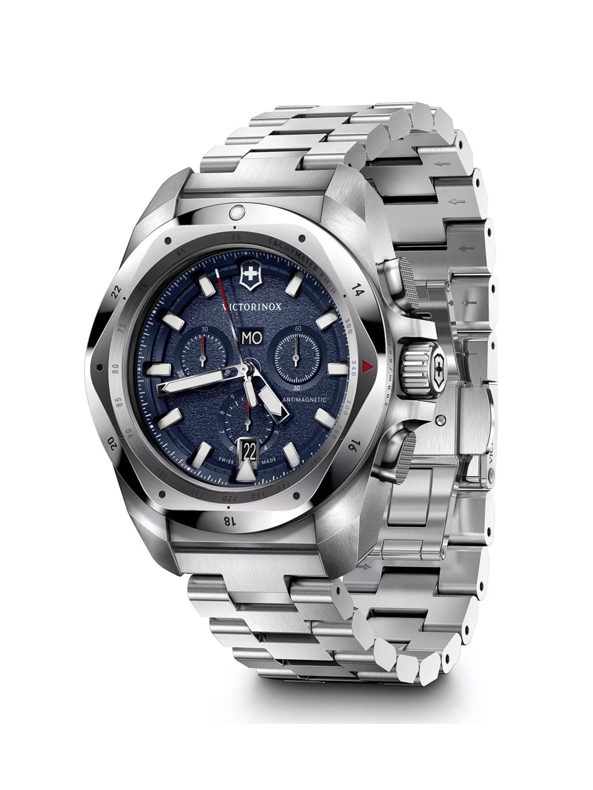 orologio uomo Victorinox 241985 Mens Watch I.N.O.X Chronograph 43mm 20ATM