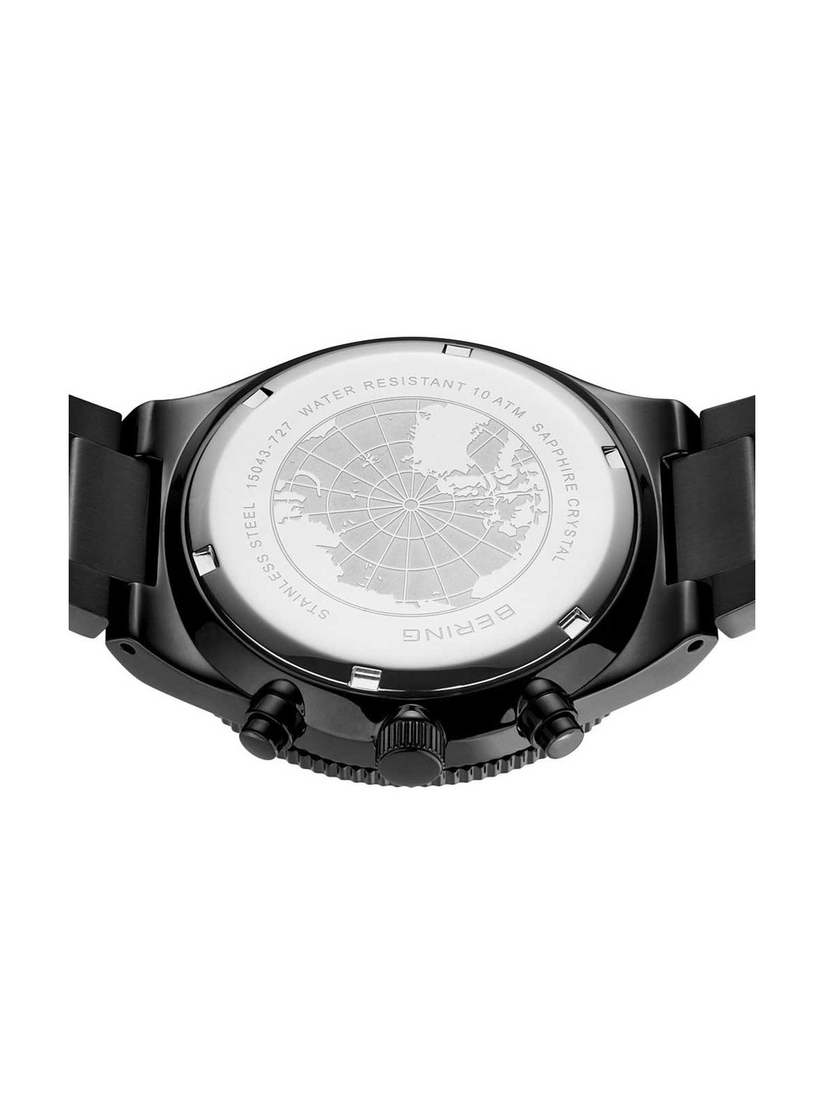 orologio uomo Bering 15043-727 Mens Watch Chronograph 43mm 10ATM