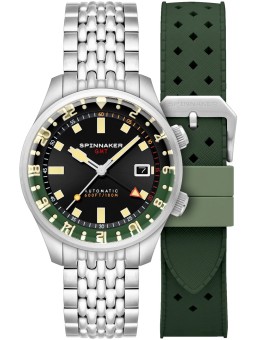 orologio uomo Spinnaker SP-5121-44 Mens Watch Bradner GMT Automatic 42mm 18ATM