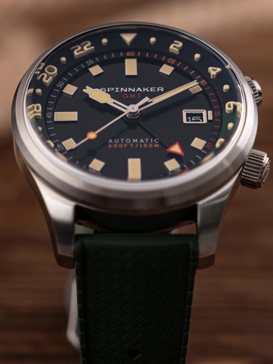 orologio uomo Spinnaker SP-5121-44 Mens Watch Bradner GMT Automatic 42mm 18ATM