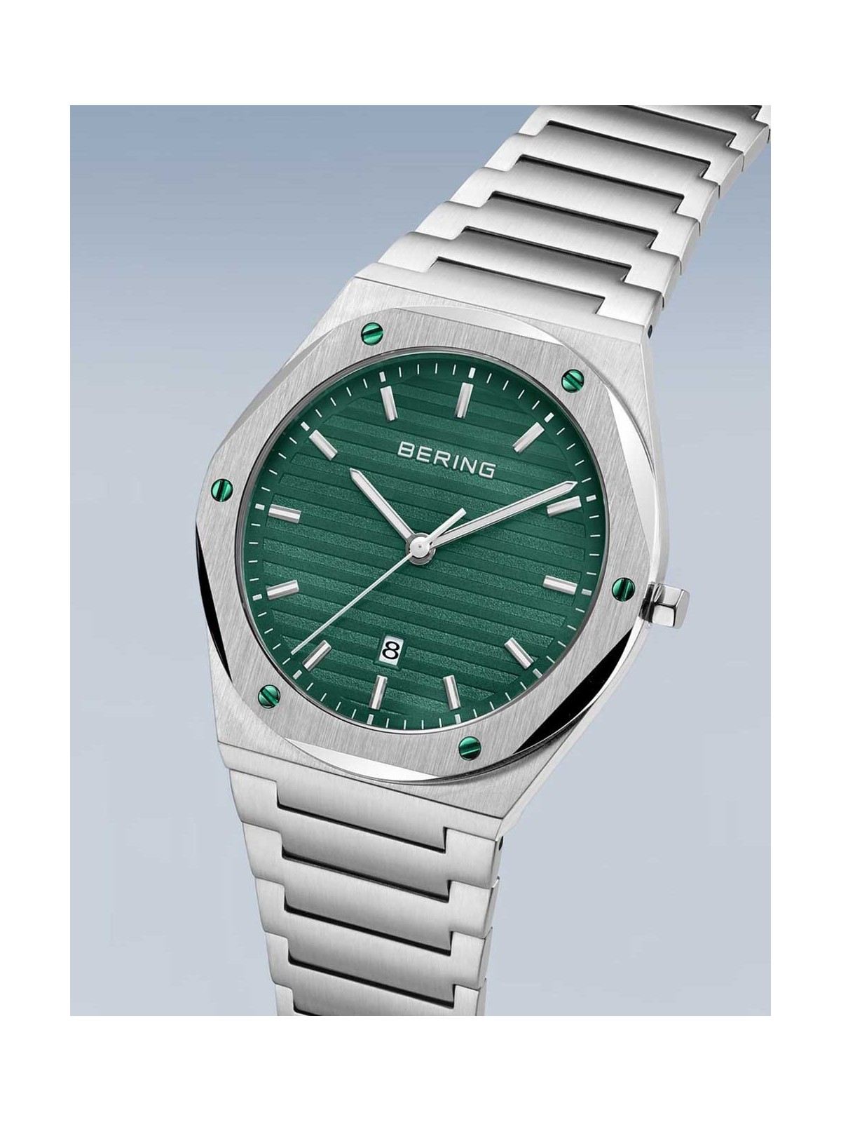 orologio uomo Bering 19742-708 Mens Watch Classic 42mm 10ATM