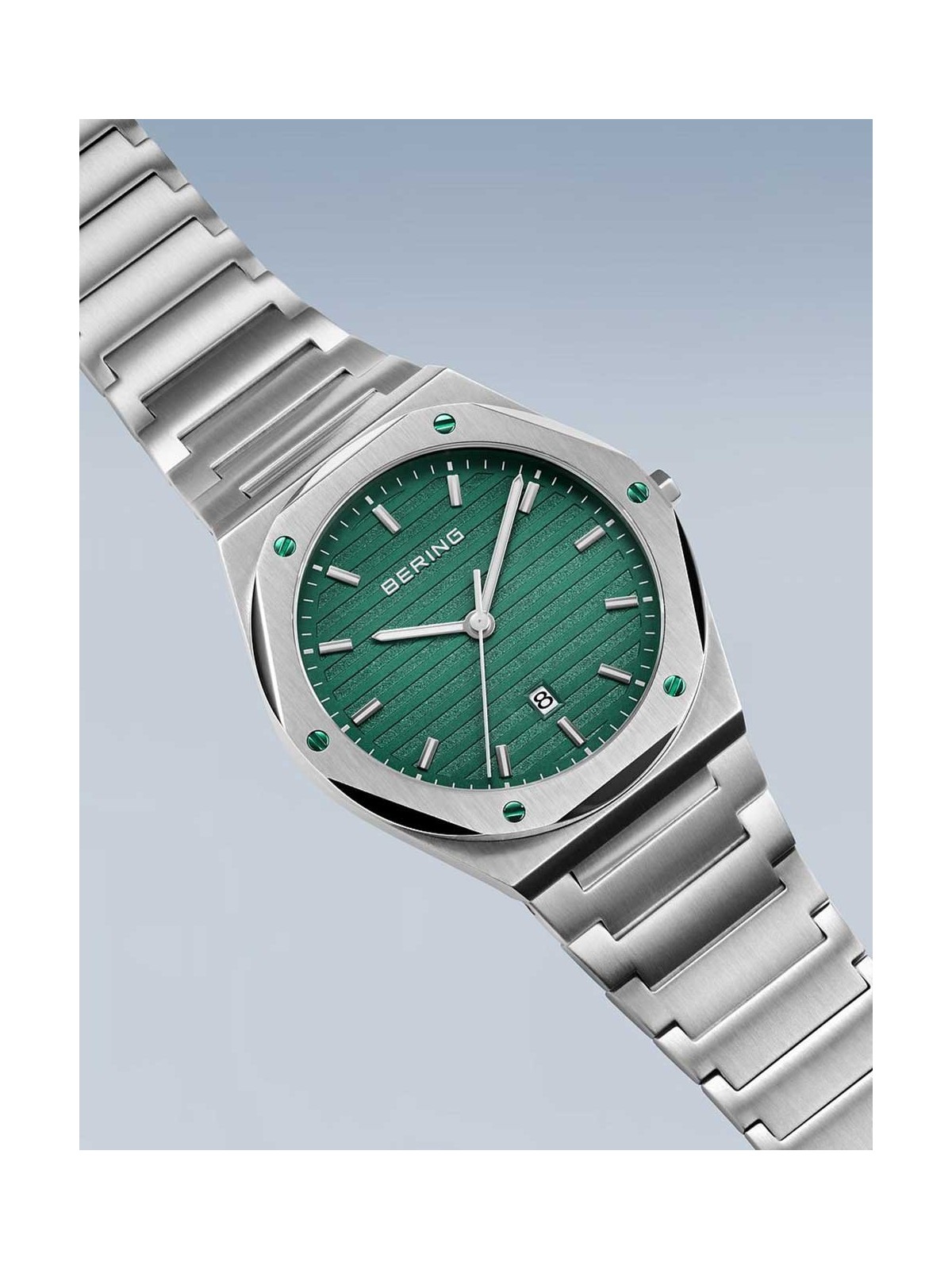 orologio uomo Bering 19742-708 Mens Watch Classic 42mm 10ATM