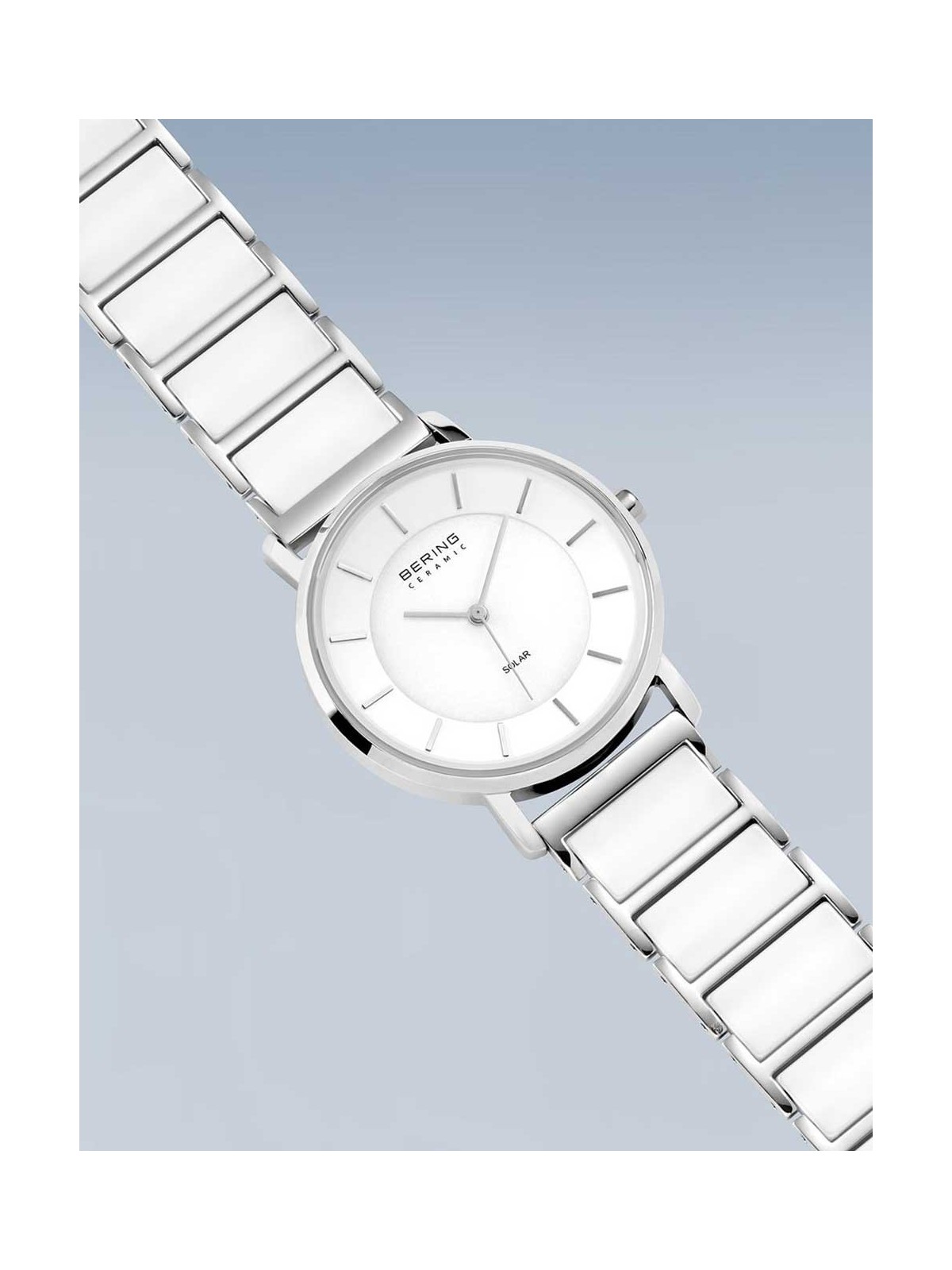 orologio donna Bering 19535-754 Ladies Watch Ceramic Solar 35mm 3ATM