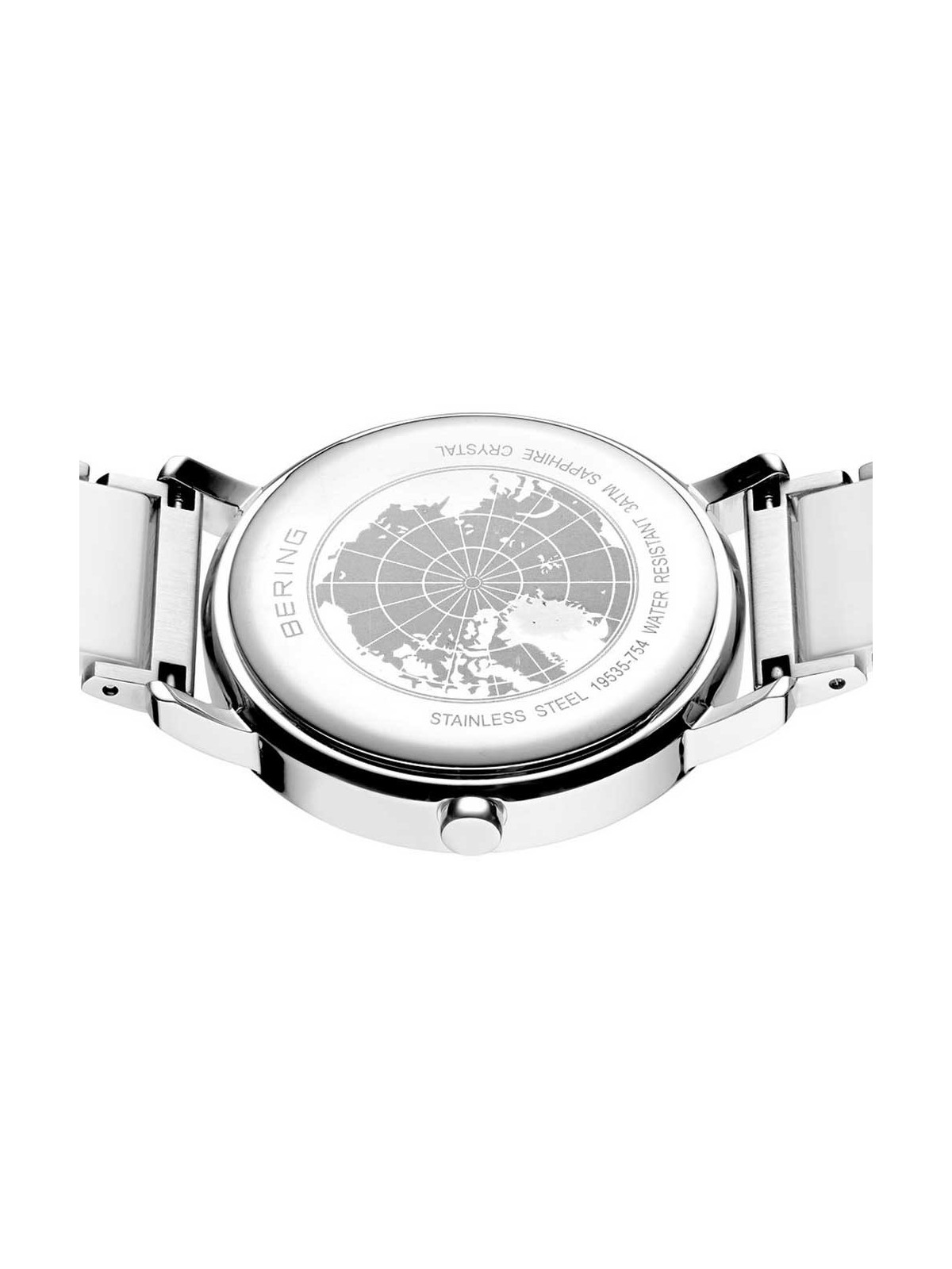 orologio donna Bering 19535-754 Ladies Watch Ceramic Solar 35mm 3ATM