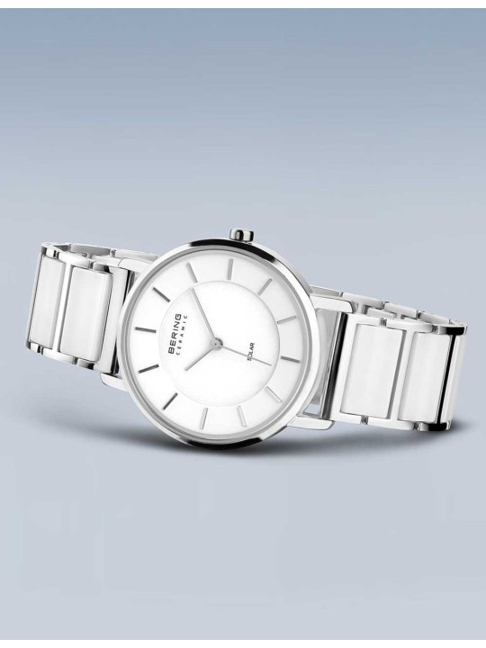 orologio donna Bering 19535-754 Ladies Watch Ceramic Solar 35mm 3ATM