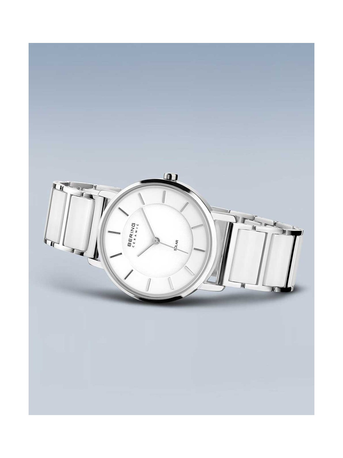 orologio donna Bering 19535-754 Ladies Watch Ceramic Solar 35mm 3ATM