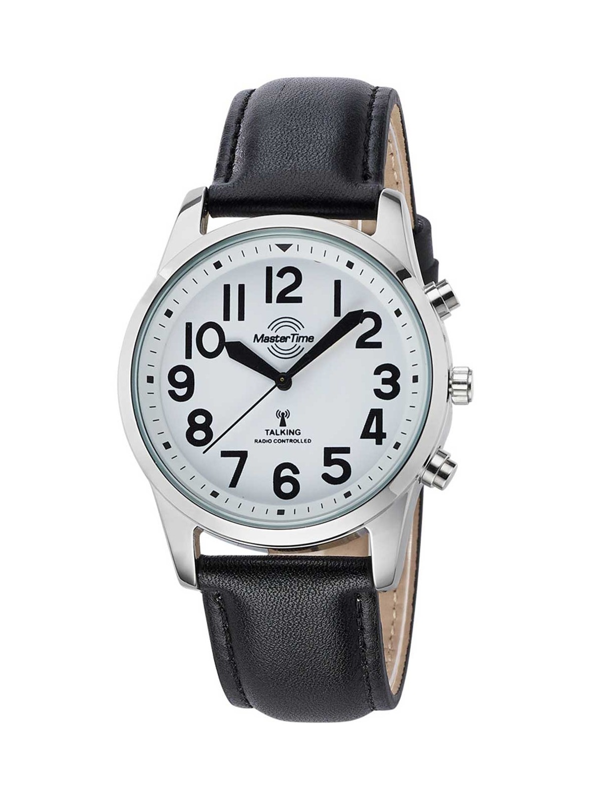 orologio uomo Master Time MTGA-10690-60L Talking Mens Watch radio quartz 43mm