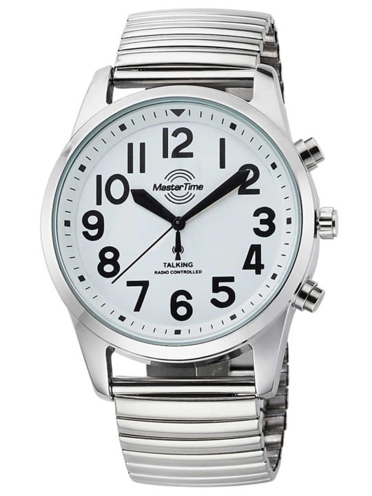 orologio uomo Master Time MTGA-10691-61M Talking Mens Watch radio quartz 43mm
