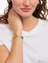 bracciale donna Thomas Sabo A2153-052-7-L17 Goldbears Pearl Bracelet colourful 17 cm