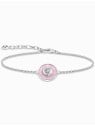 bracciale donna Thomas Sabo A2143-691-9-L19V Silver bracelet w. pink pendant