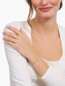 bracciale donna Thomas Sabo A2156-414-14-L19V Gold-plated bracelet w. white zirconia