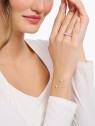 bracciale donna Thomas Sabo A2157-051-9-L19V Silver bracelet w. pink zirconia heart