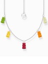 collana donna Thomas Sabo KE2205-017-7-L45V Silver chain w. 5 colourful Goldbears