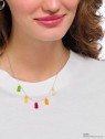 collana donna Thomas Sabo KE2205-017-7-L45V Silver chain w. 5 colourful Goldbears