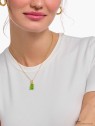 collana donna Thomas Sabo KE2209-414-6-L45V Gold-plated chain w. green Goldbears pendant