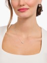collana donna Thomas Sabo KE2210-051-14-L45V Silver necklace w. white zirconia pendant