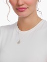 collana donna Thomas Sabo KE2220-007-21-L45V Silver necklace w. Tree of Love pendant u. weißer Emaille
